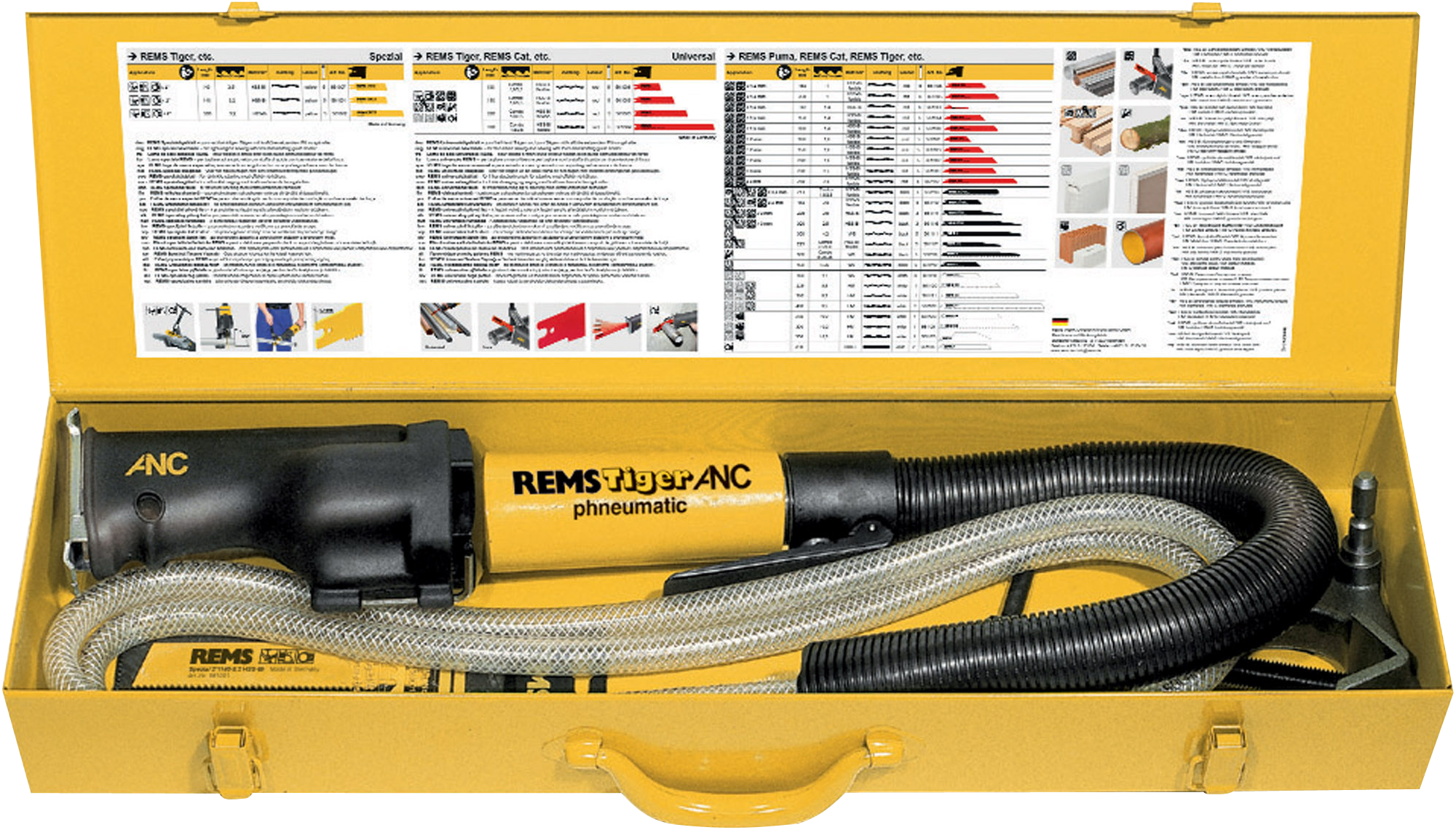 Rems Rør-bajonetsav Sæt Tiger Pneumatic