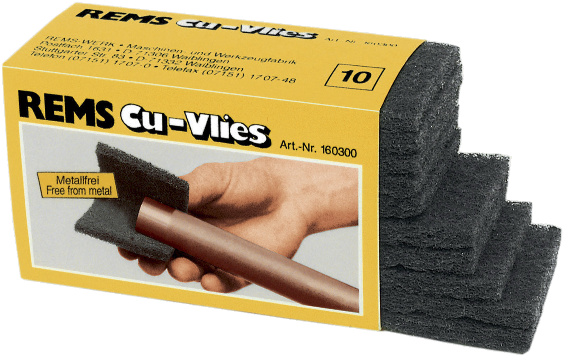 Rems Vliesrensemåtte Cu 10 Stk