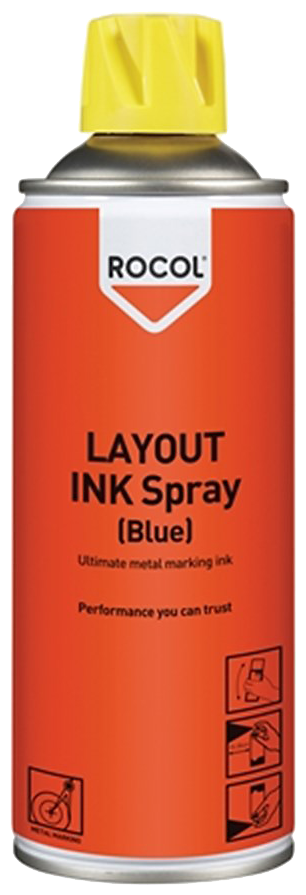 Rocol Layout Ink Blå Spray 400ml
