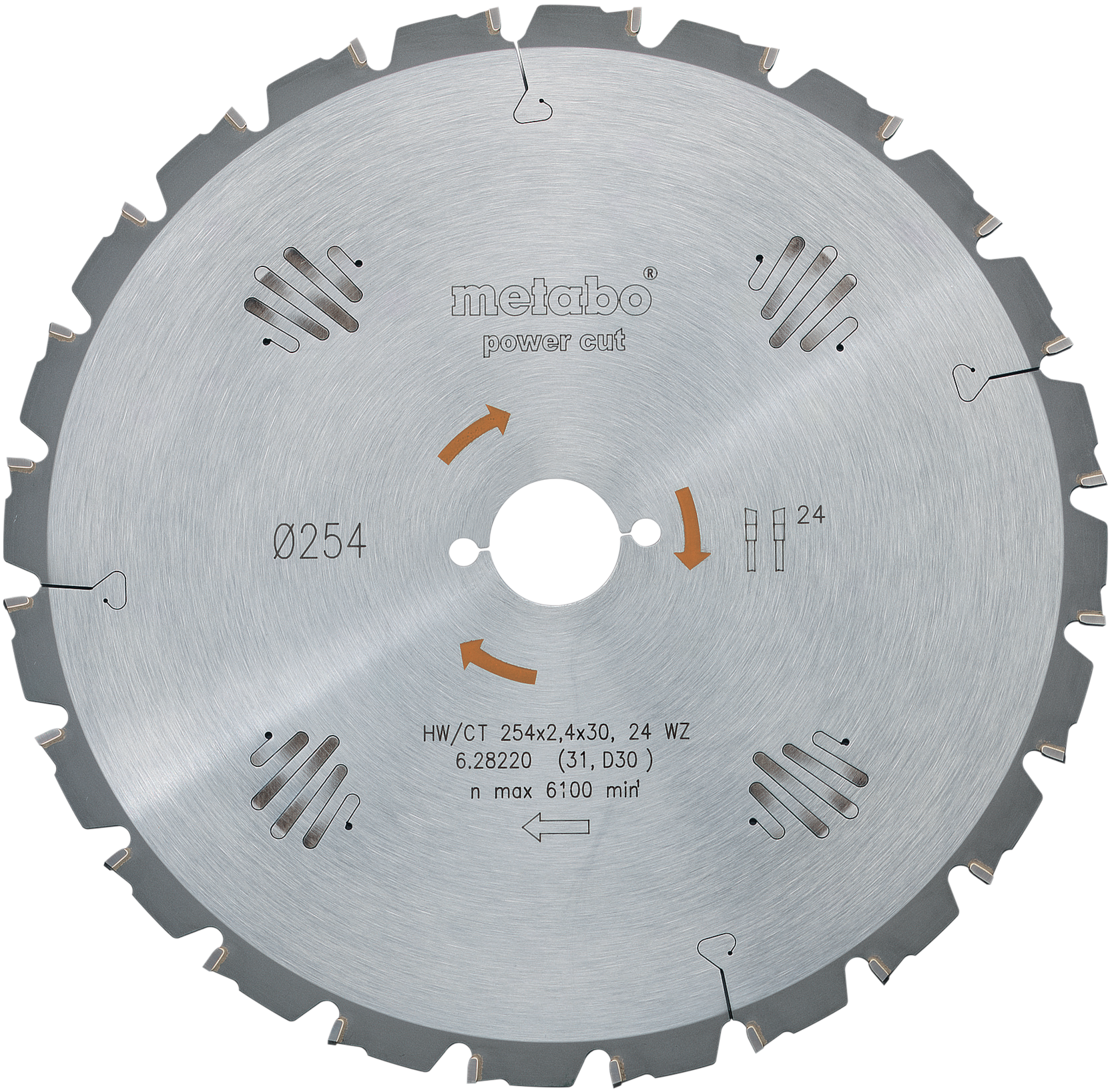Rundsavklinge Til Træ 254ã 4ã 30mm Hw Ct Z24 Wz