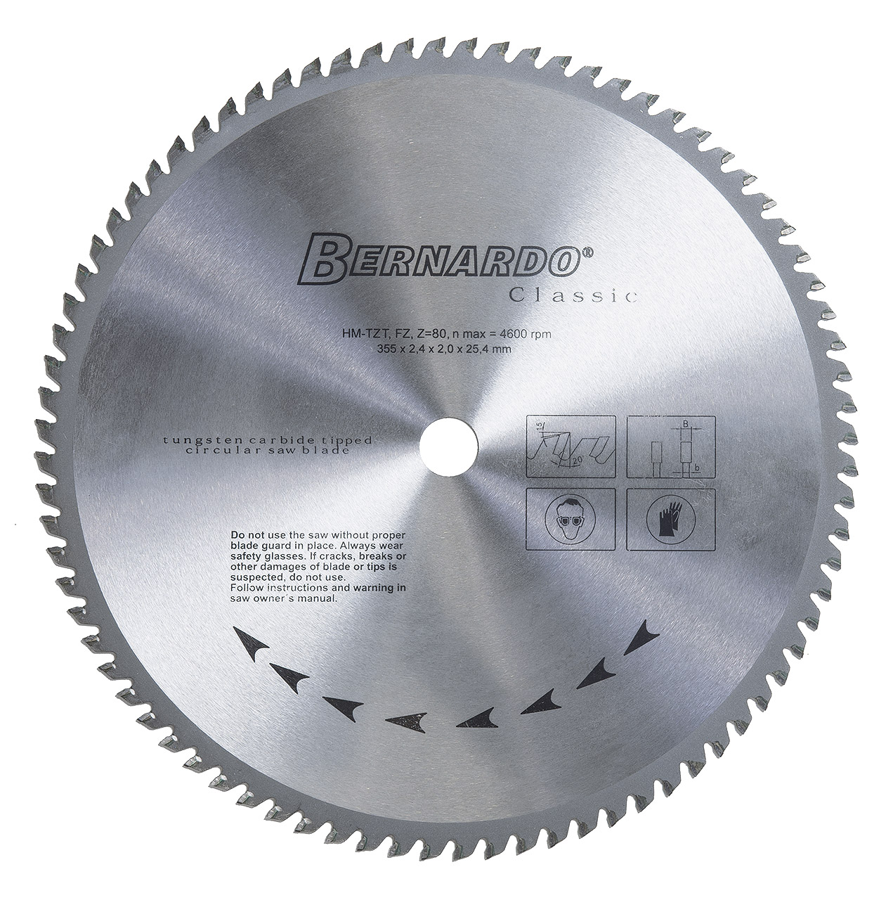 Rundsavsklinge Til Aluminium 355   80t
