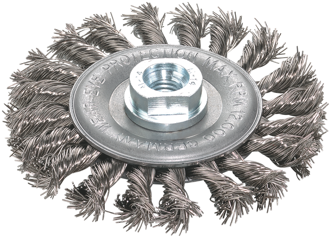 Rundstålbørste 1rdz 115ã 11ã 23ã M14 E0 5inox