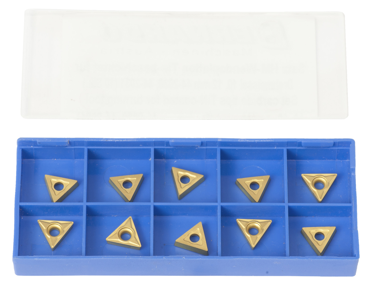 Satz Hm-wendeschneidplatten  10 Stk  Für Drehmeissel 10   12 Mm