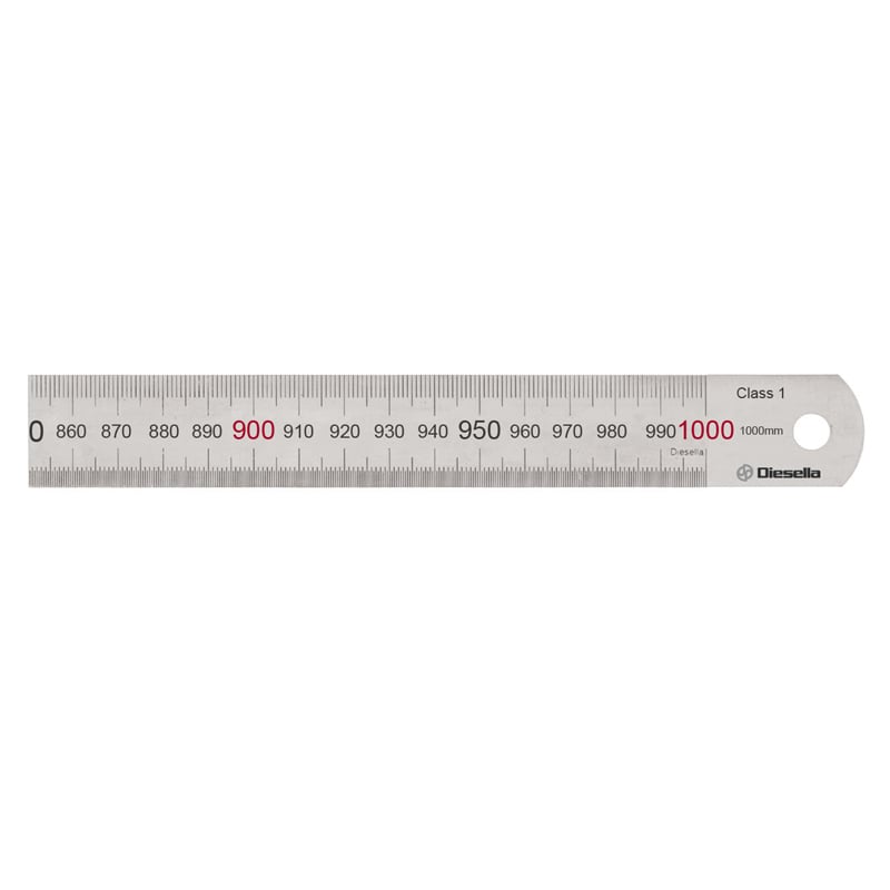 Stållinjal 1000x35x     Mm