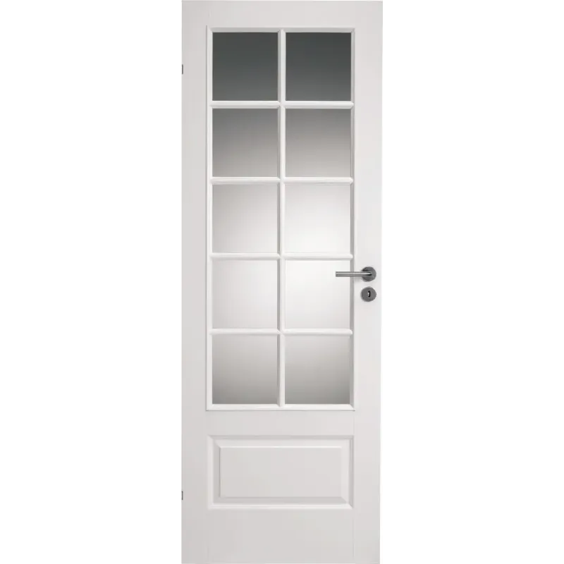 Swedoor Compact Sp10 Hvidmalet Dør Massiv   Glas M8x21   72 5x204cm