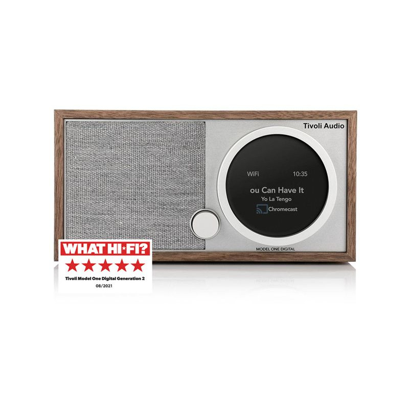 Tivoli Audio Model One Digital Gen2 Walnut Grey Dab Fm Radio Med Wi-fi Og Bluetooth