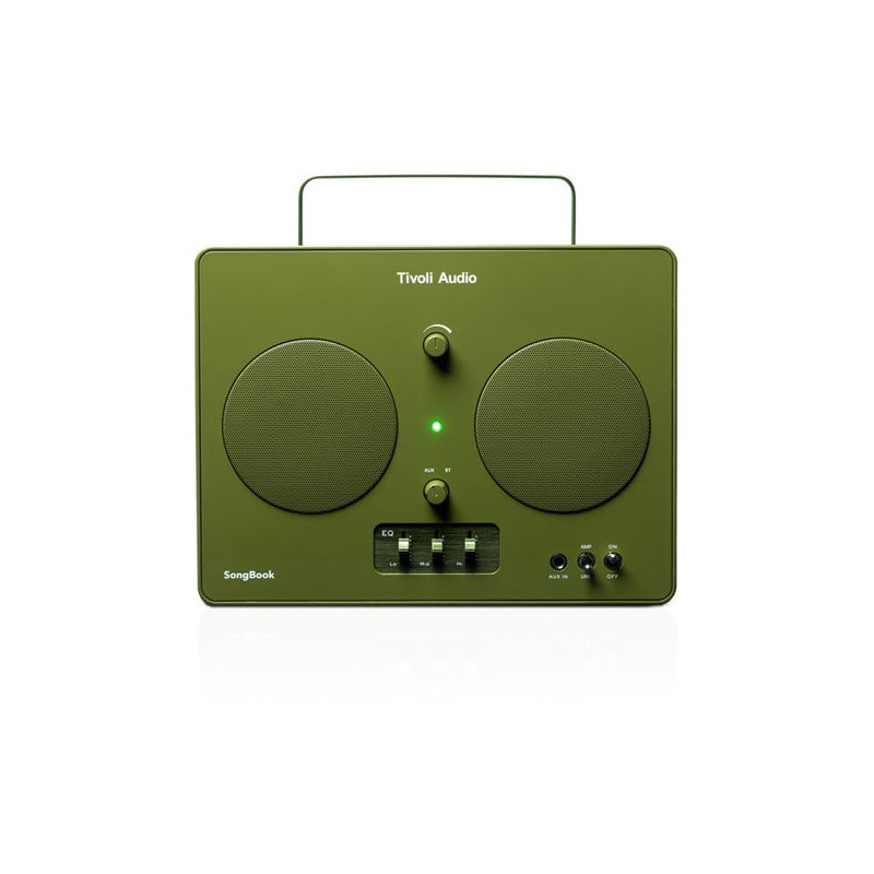 Tivoli Audio Songbook Green Analog Eg Aux In Forforstærker Bluetooth Højtaler