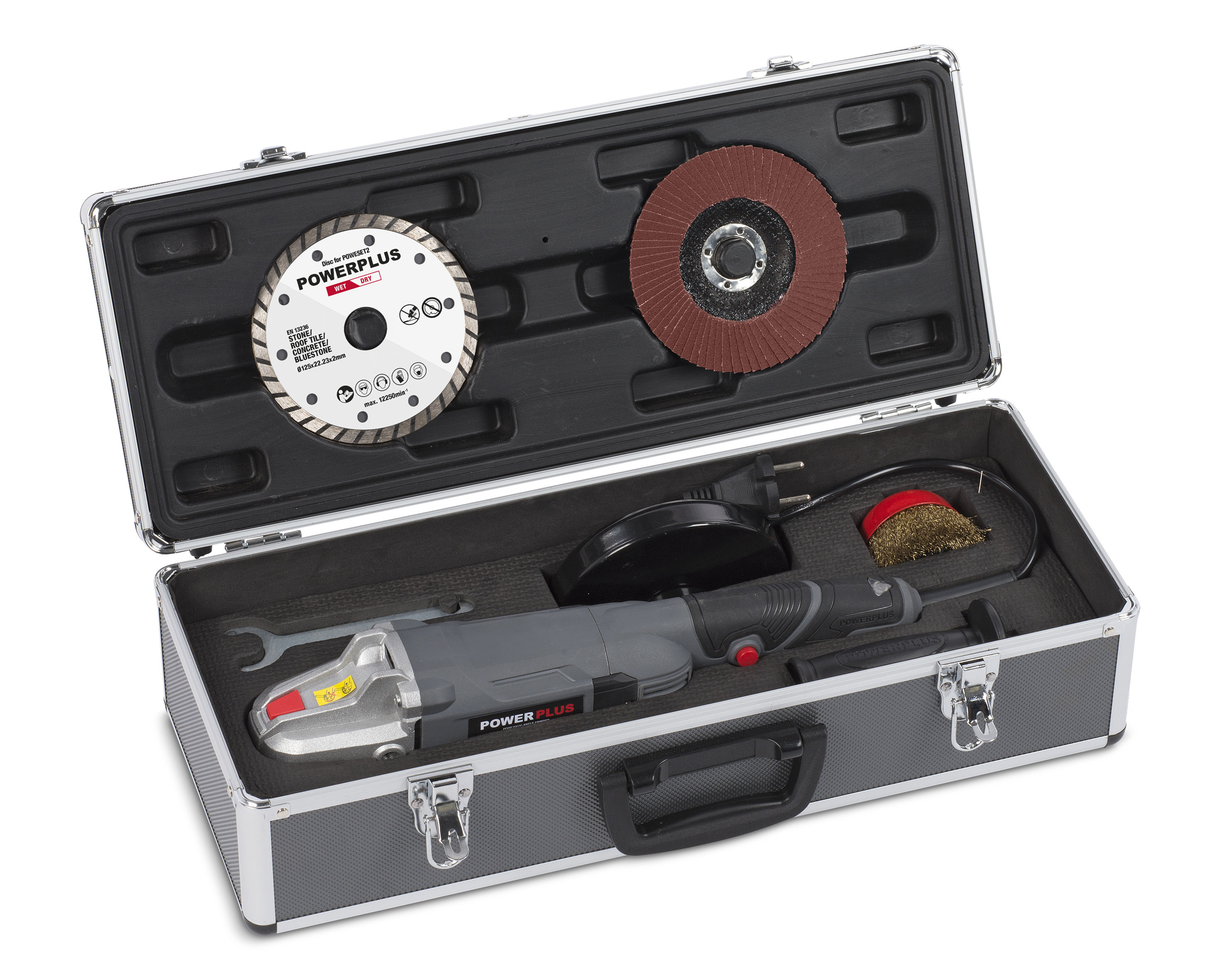 Vinkelsliber 900 Watt 125mm   Kuffert