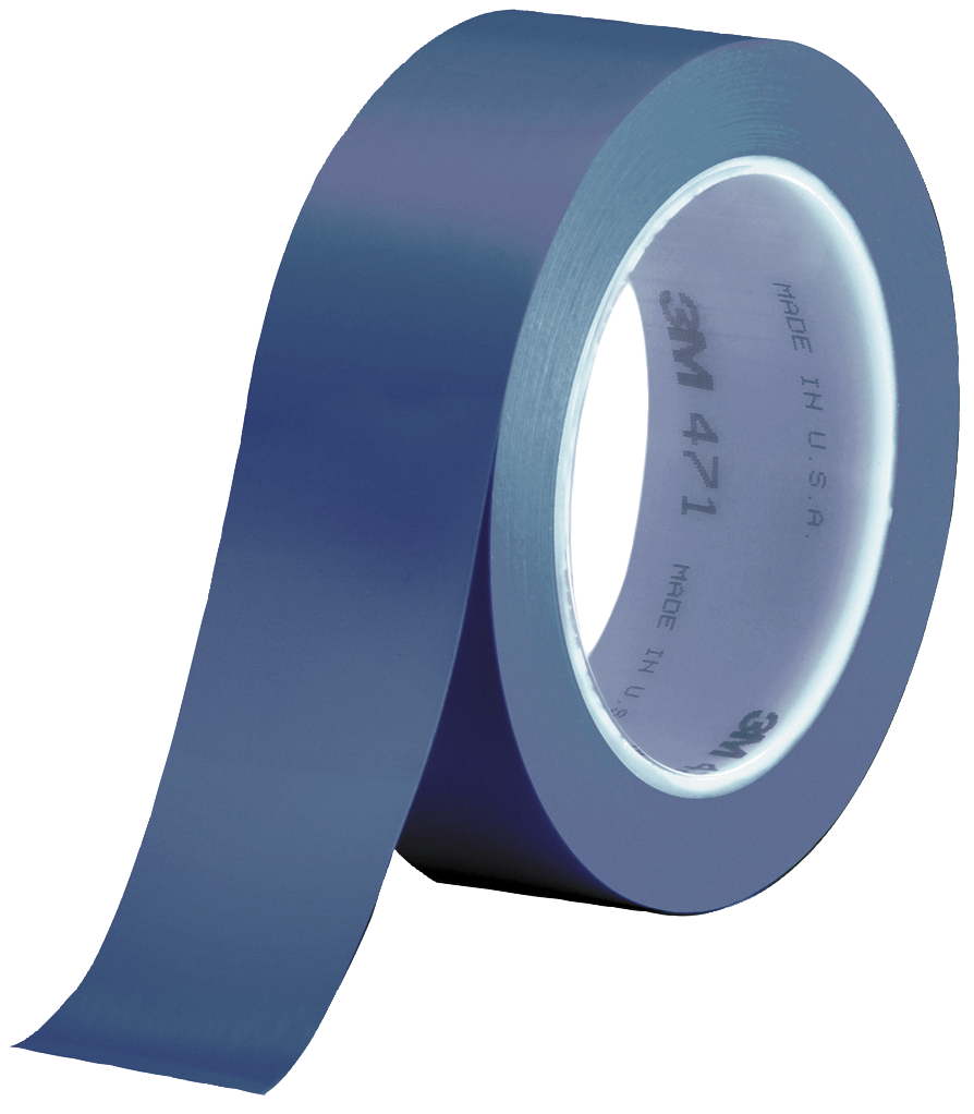 Vinyltape 471 Blå 50mm