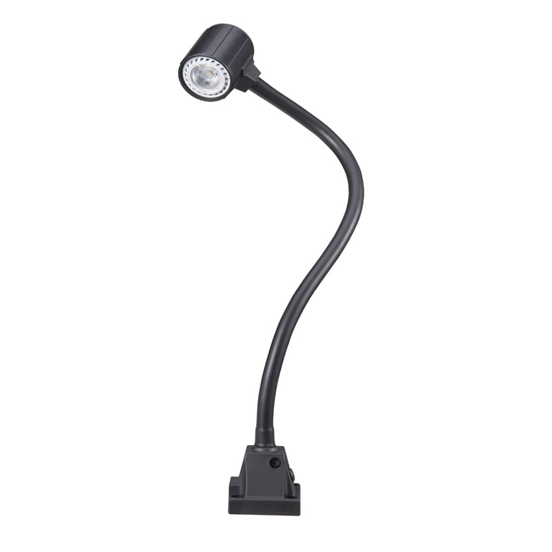 Wrkpro Led Maskinlys  Quot Alpha Quot  Med 455 Mm Svanehals Ac Dc 24v