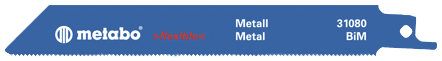 Bajonetsavkl  Til Metal 150mm Bim 18tpi Flex Pk