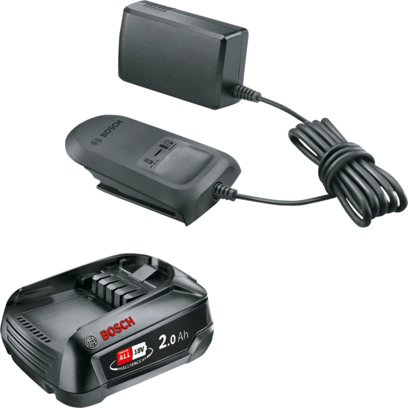 Bosch Batterisæt 18v 0ah Lader Al1820 Skruemaskine 1600a02ck7