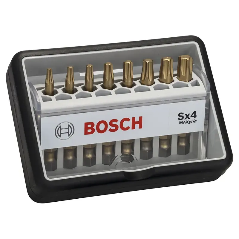 Bosch Bitssæt Sx4 T8-40 Maxgrip 49mm Stk 2607002573