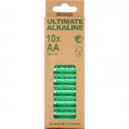 Deltaco Ultimate Alkaline Aa Lr6   5v 10-pak Batteri