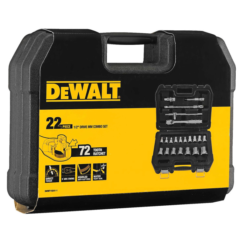 Dewalt Topnøglesæt Quot 22 Stk Dwmt19241-