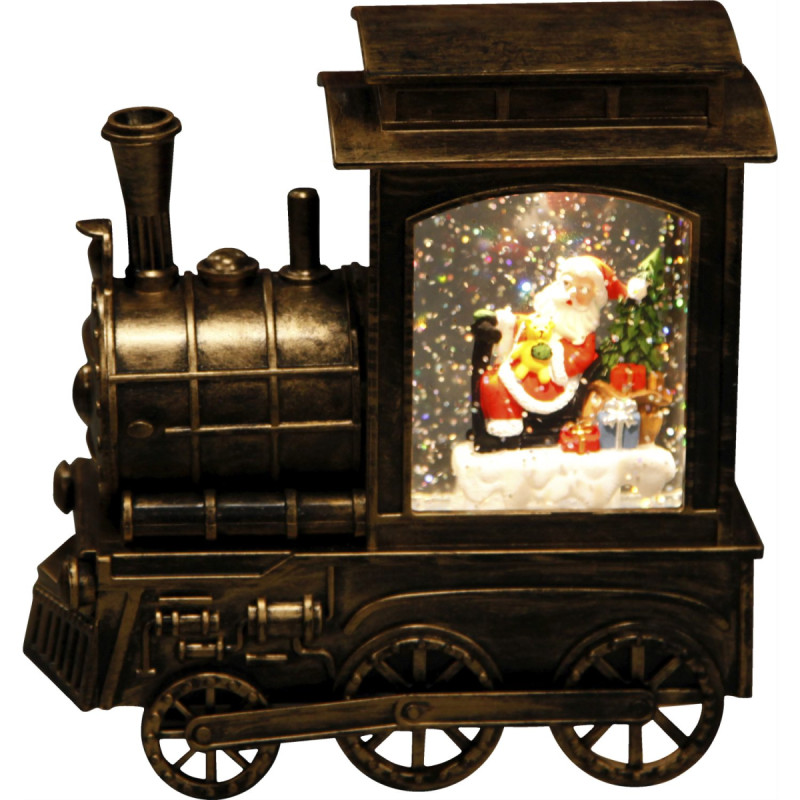 Dga Glitterlanterne Tog    Musik  Bronze   8x17x16 5cm 25091007