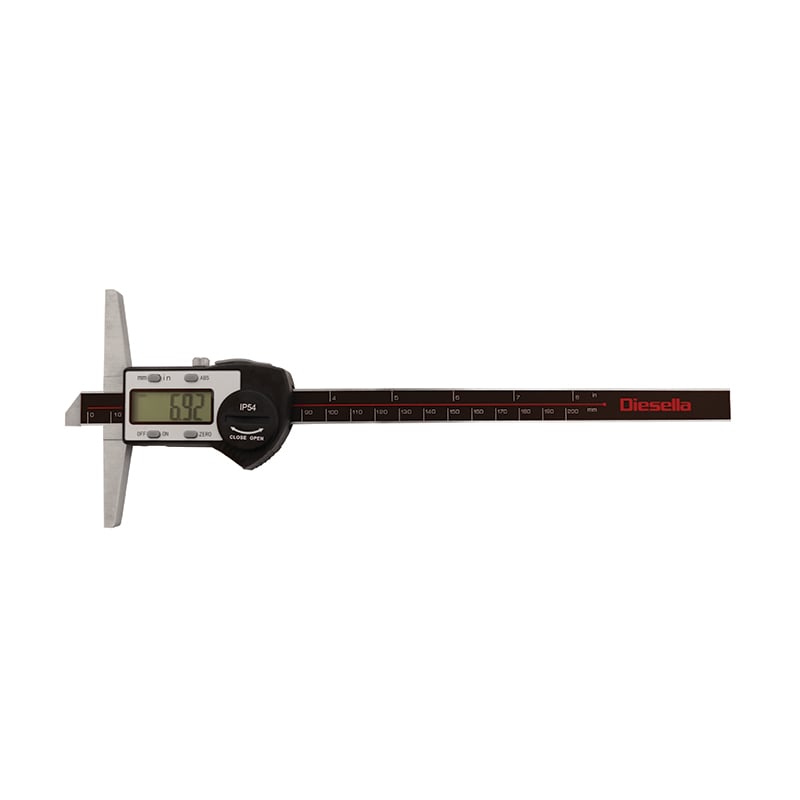 Digital Dybdeskydelære -150x0 01 Mm Ip54 Din862 Mini-usb
