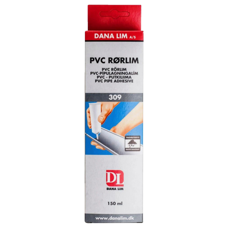 Dl Pvc Rørlim 309 150ml 7907