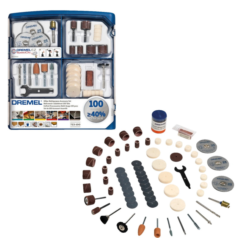Dremel Tilbehørssæt 723 Multifunktion  100 Dele