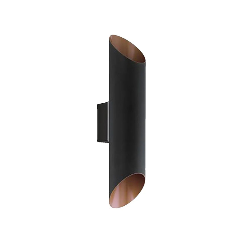 Eglo Agolada Ude Væg 2x3 7w 2x330lm 3000k Ip44 Sort Kobber Udendørslampe 94804