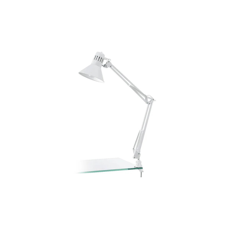 Eglo Firmo Bord   Klemme Hvid Bordlampe 90872