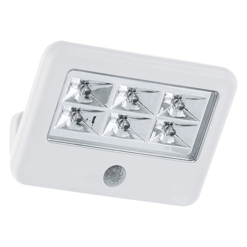 Eglo Gavello Ude Væg   Sensor 20lm   Batteri Hvid 4000k Udendørslampe 33289