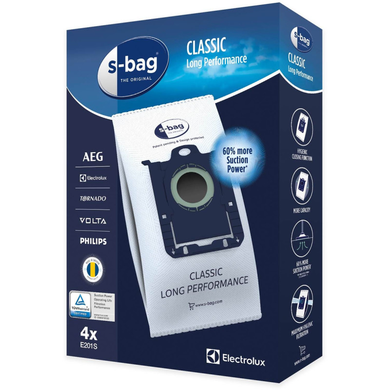 Electrolux E201s -bag Støvsugerposer