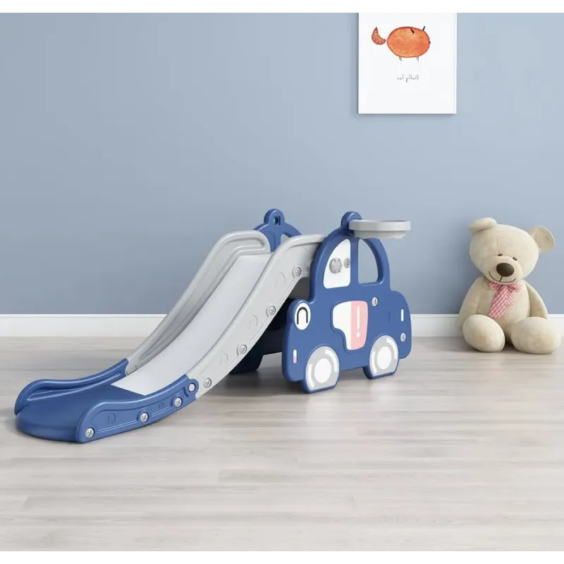Elite Toys Kids Zone Car With Slide And Basket