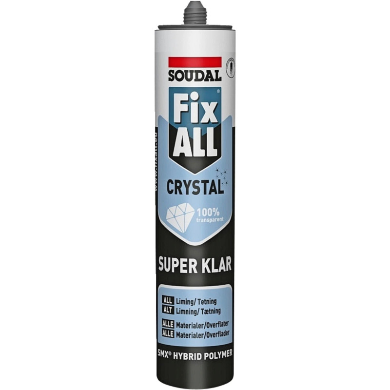 Fix All Crystal Multifuge Lim Soudal Klar 290 Ml