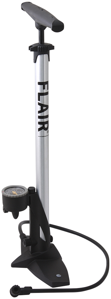 Flair Fodpumpe   Manometer 11 Bar  160 Psi