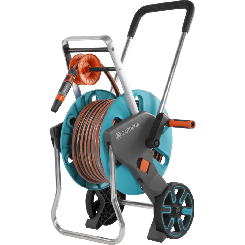 Gardena Slangevogn Aquaroll   Easy  Samlet Med 20   Flex Slange 18517-20