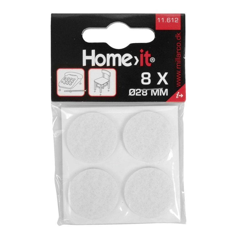 Home-it Filtpuder   Stk   ø28 Mm  Hvid