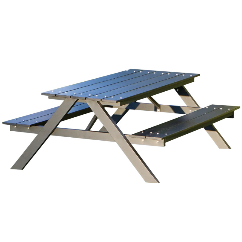 Hortus Børne Bord- Bænkesæt  -model 52 33   109   116 Cm   Sort