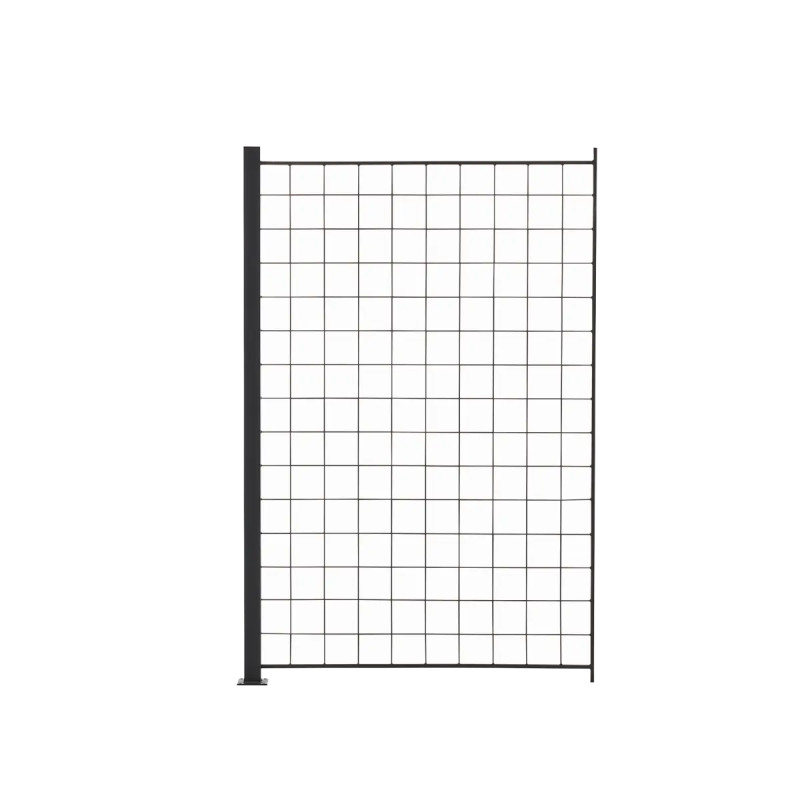 Hortus Espalier Tillægsfag 150   100 Cm Inkl    Alustolpe 158 Cm Antracitgrå
