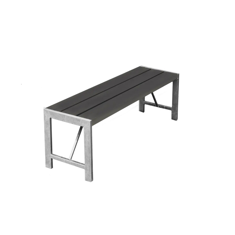 Hortus  -model Bænk 43   37   123 Cm   Antracitgrå Nonwood