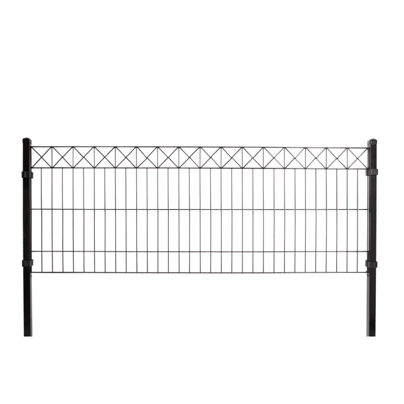 Hortus Panelhegn Med Deko  Quot   Quot  75   200 Cm Sort