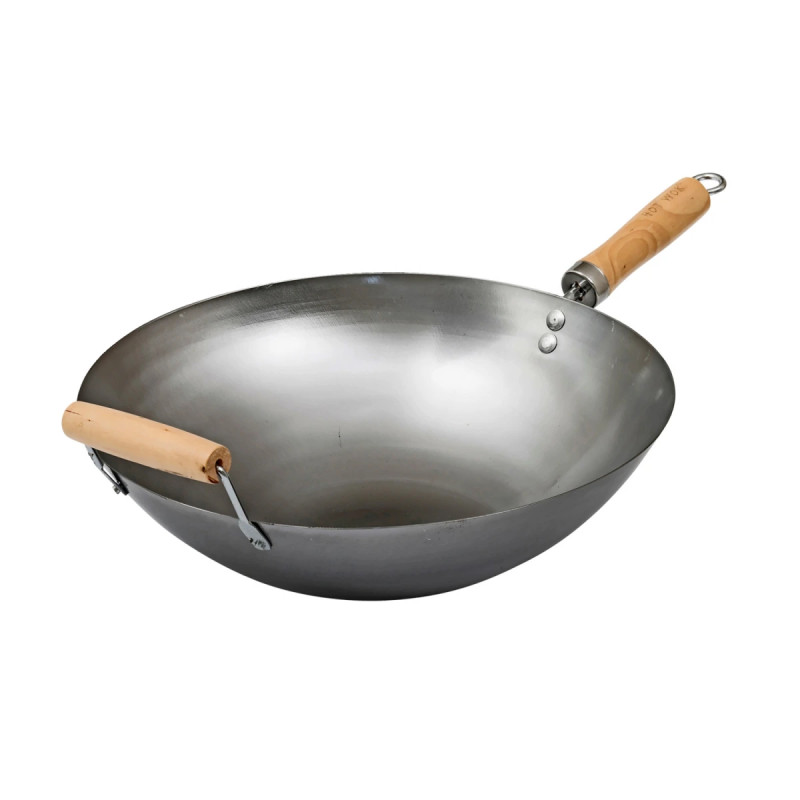 Hot Wok Wokpande 35 Cm Carbon Stål