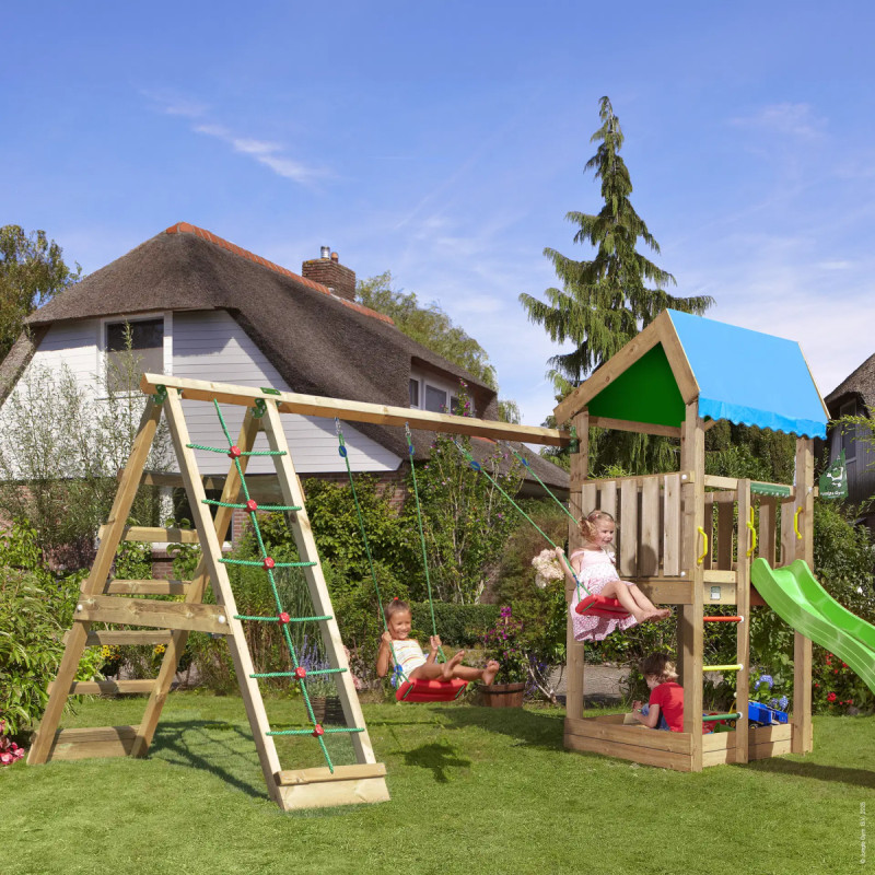 Jungle Gym Home     Legetårn Med  -climb Module 220   Ekskl  Rutsjebane