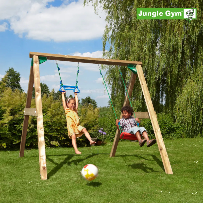 Jungle Gym Swing Gyngestativ 221   240   240 Cm Natur
