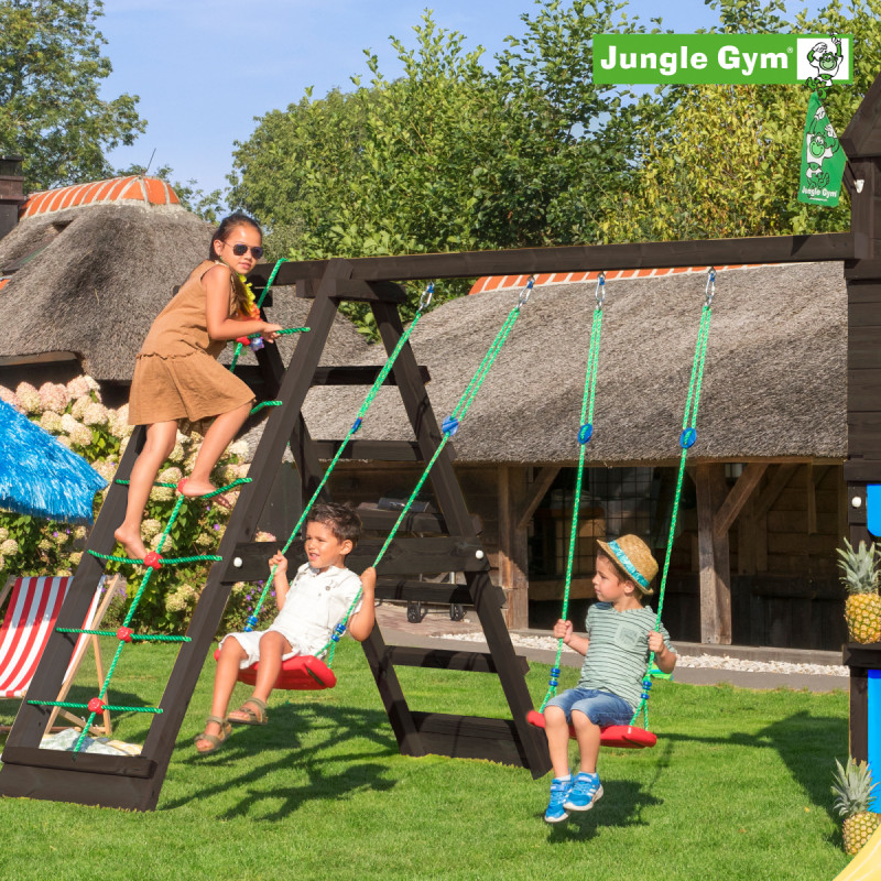 Jungle Gym  -climb Modul 220   Grundmalet Sort   215    287    238 Cm