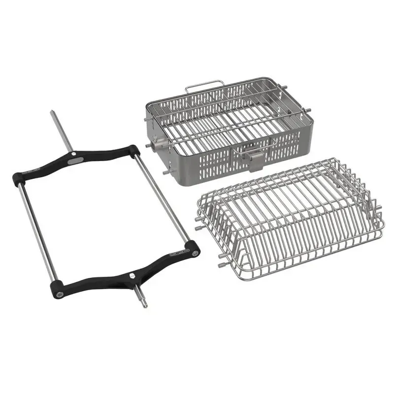 Kamado Joe Joetisserie Kurv Sæt Med Kurve Håndtag Rustrfri