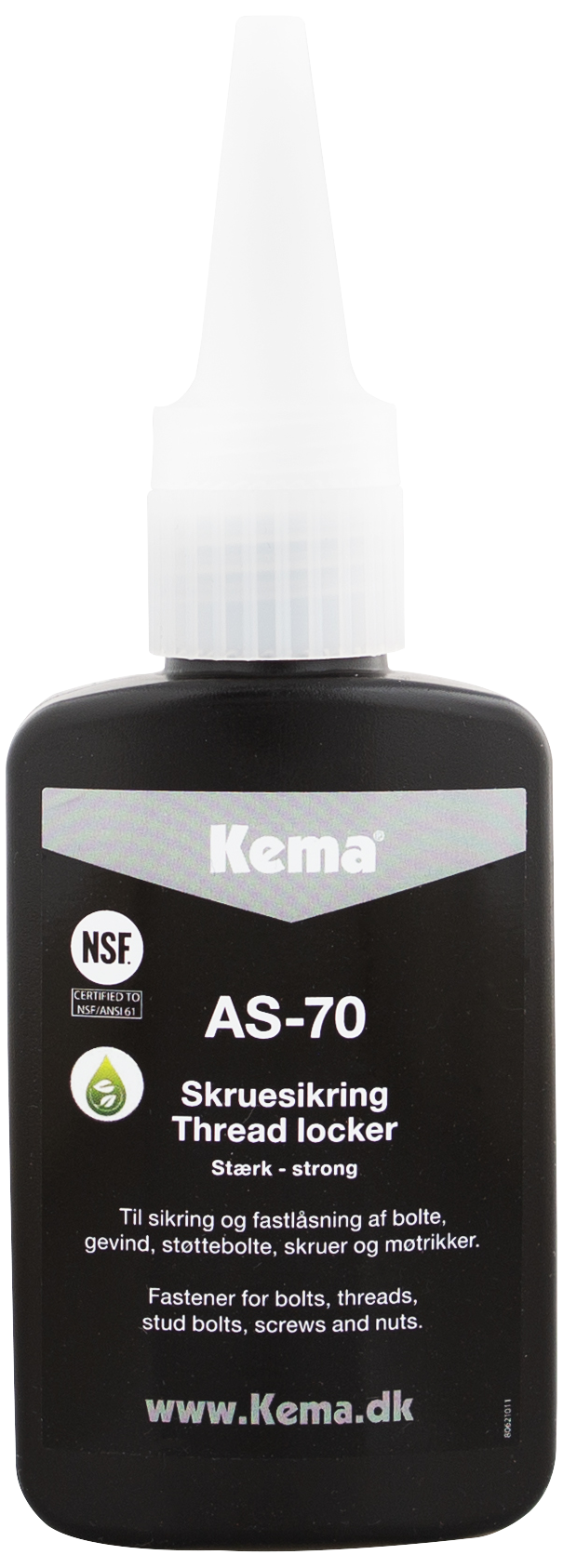 Kema Skruesikring Stærk As-70 50ml