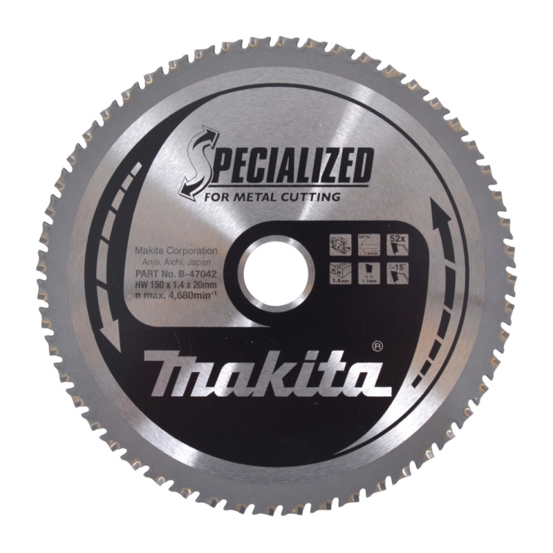 Makita Hm-klinge 150x20x52z Spec -47042