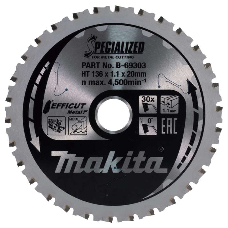 Makita Klinge Tct 136x20mm 30t -69266