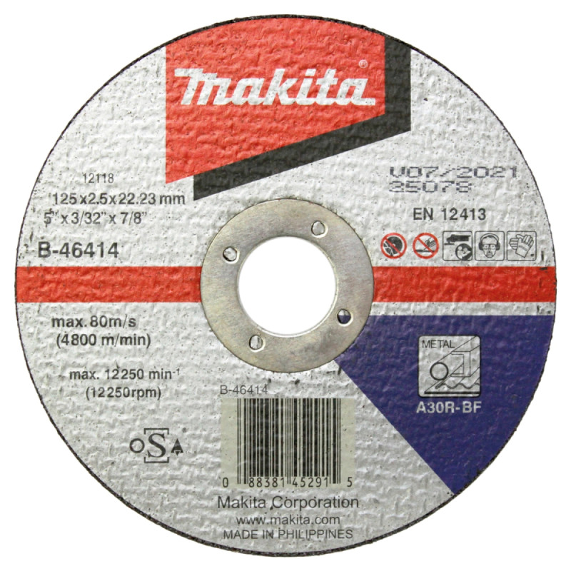 Makita Skæresk 125x2 5x22 Metal -46414