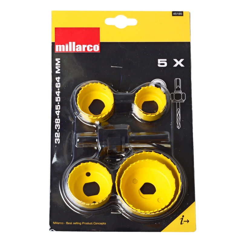 Millarco Hulsavesæt 32-64 Mm    Str