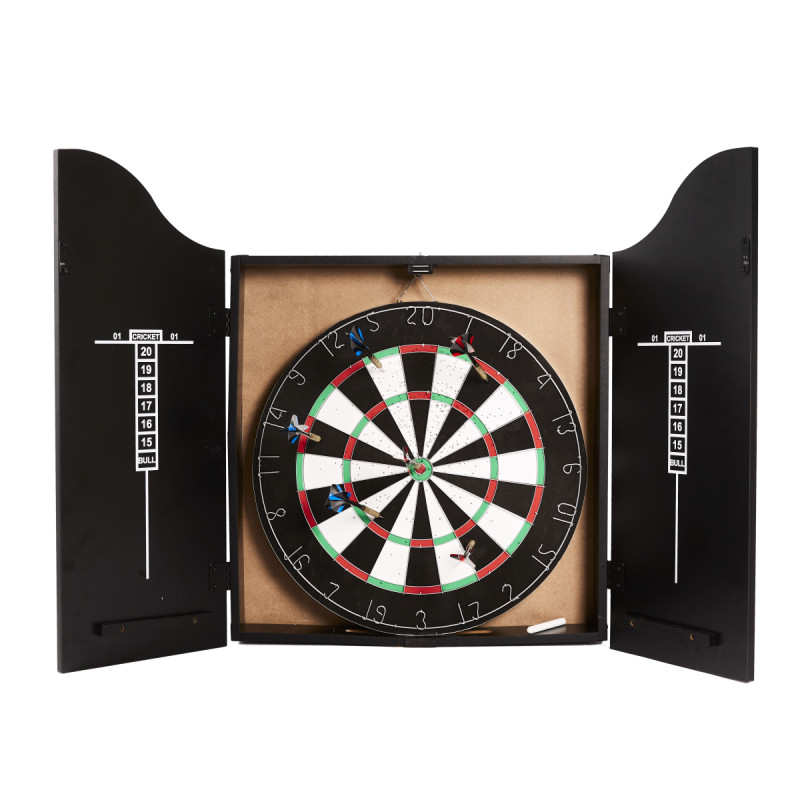 Nordic Games Klassisk Dartskive   Dartskab Med   Dartpile
