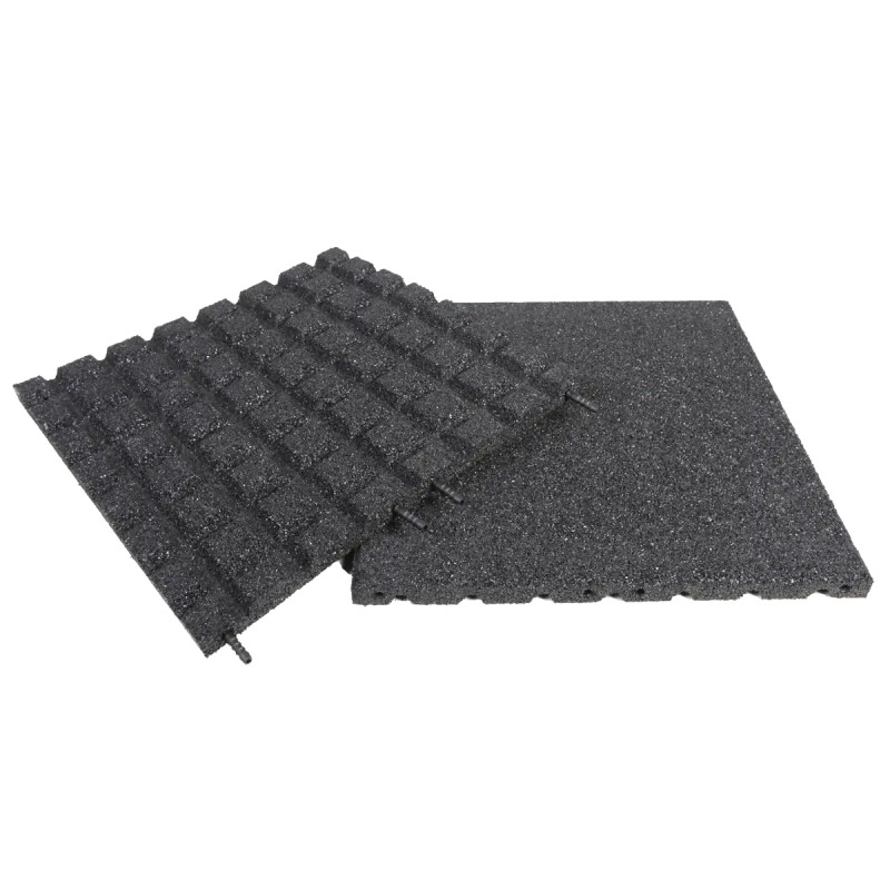Nordic Play Active Gummifliser 50   50     Cm Sort       Mâ    30 Stk