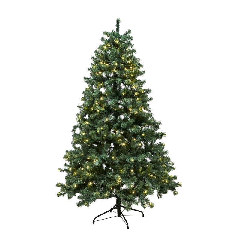 Nordic Winter Aske Kunstigt Juletræ Med 50 Led-lys   100   48 Cm