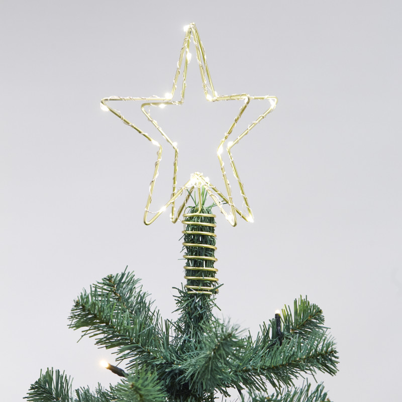 Nordic Winter 3d Julestjerne Med Led-lys   25 Cm